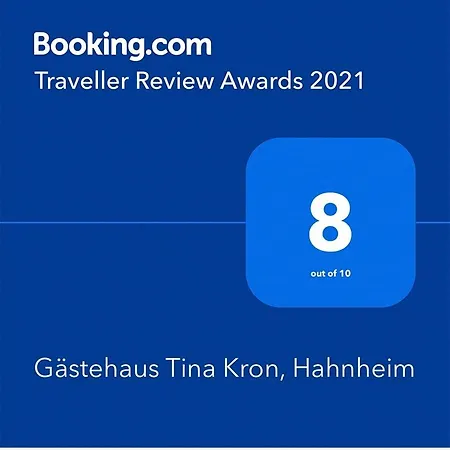 Appartement Gastehaus Tina Kron, Hahnheim